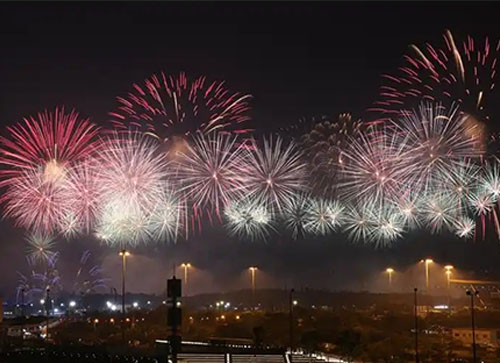 新郑市焰火晚会